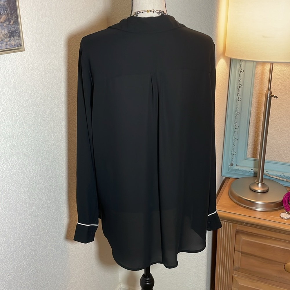 Who What Wear Black Blouse - Picture 6 of 9